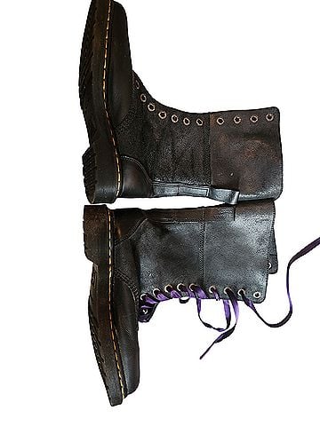 Dr. Martens vintage black fold down boots Boots (view 2)