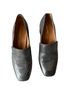 Intentionally ______ 100% Leather Black Silver Heels Size EU 37 - photo 6