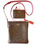 Coach Brown Red Leather Crossbody Bag One size - photo 1