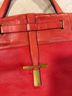 Elliott Lucca Red Leather Tote One size - photo 4