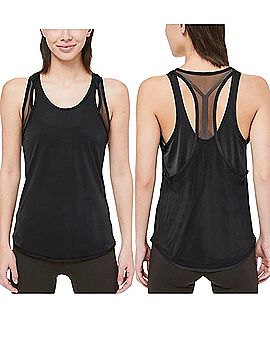 Lululemon Athletica Lululemon Mesh In Motion Tank Sleeveless Top (view 2)