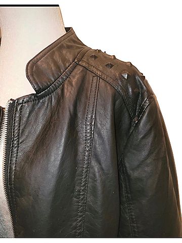 Therapy Faux Leather Jacket (view 2)