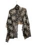 Kate Landry 100% Poly Mesh Floral Black Ivory Jacket One size - photo 1