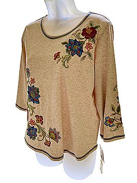Alfred Dunner El Paso 2025 Long Sleeve Blouse (view 2)