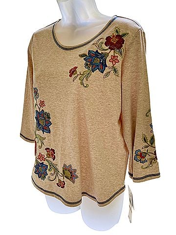 Alfred Dunner El Paso 2025 Long Sleeve Blouse (view 2)