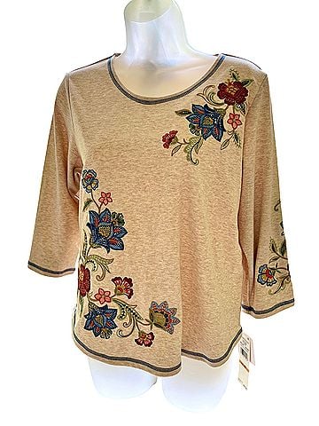 Alfred Dunner El Paso 2025 Long Sleeve Blouse (view 1)