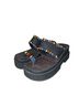 Skechers Black Red Sandals Size 7 - photo 1