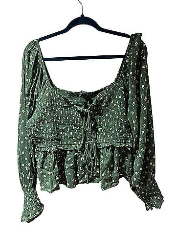 American Eagle Outfitters Long Sleeve Blouse (view 1)