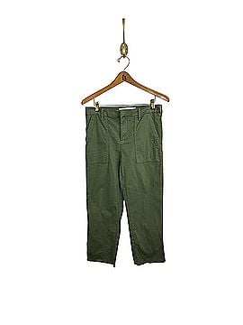 Frank & Eileen Olive Green Blackstone Raw Hem Crop Utility Cargo Pants (view 1)