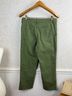Frank & Eileen Olive Green Blackstone Raw Hem Crop Utility Cargo Pants - photo 5
