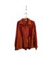 Pol Oversized Button-Front Peplum Jacket Sweatshirt - photo 1