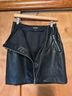 Express 100% Polyurethane 100% Polyester Black Leather Skirt Size 4 - photo 4