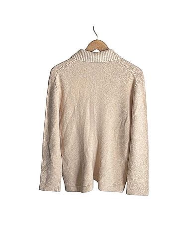 Vince. Fitted Polo Wool Cashmere Cardigan (view 2)