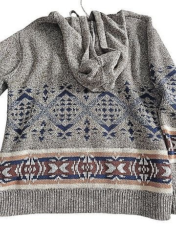 Lucky Brand Boyfriend Hooded Knit Sweater Casual Sweaters (view 2)
