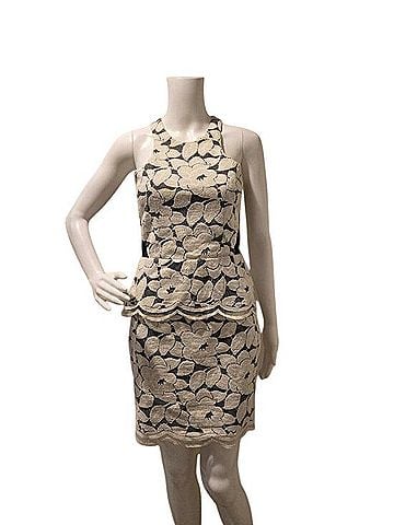 Mason Lace Peplum Dress Cocktail Dress (view 1)