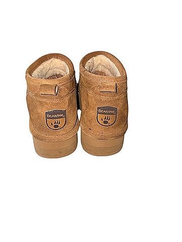 Bearpaw Chestnut Suede Platform Mule Mule/Clog (view 2)