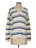 Vince. 100% Cotton Stripes Ivory Vince. Pullover Sweater Size S - photo 1