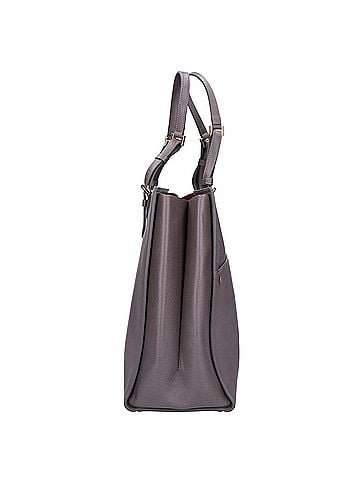 Giorgio Armani Giorgio Armani Leather Tote Bag, Gray, Men's (view 2)