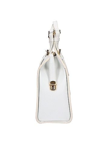 Giorgio Armani GIORGIO ARMANI YGWN25 Leather Handbag, White, Women's (view 2)