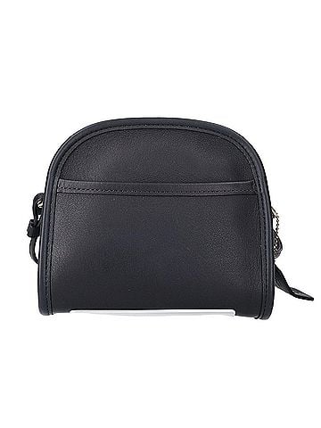 Coach COACH USA-made Old Coach Leather Shoulder Bag, Black, Women's (view 1)
