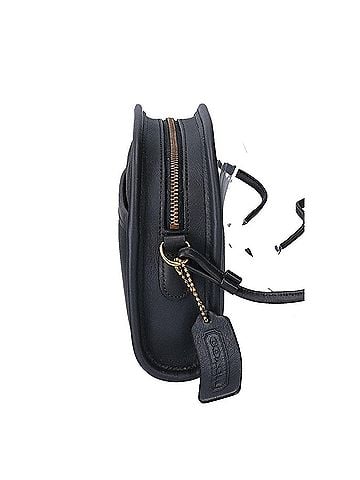 Coach COACH USA-made Old Coach Leather Shoulder Bag, Black, Women's (view 2)