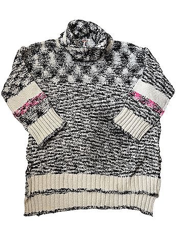 Free People Winter Storm Tunic oversized marled knit Pullover Sweater (view 1)