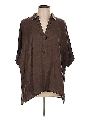 Go By Go Silk Go By Go Silk 3/4 Sleeve Blouse (view 1)
