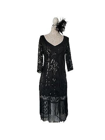 Anthropologie Unique Vintage Flapper Cocktail Dress (view 1)