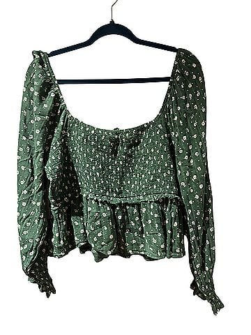 American Eagle Outfitters Long Sleeve Blouse (view 2)