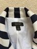 Halogen X Atlantic-Pacific Striped Nautical double breasted preppy Blazer - photo 3