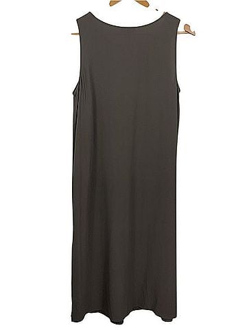 Eileen Fisher Silk Georgette Crepe Dress Casual Dress (view 2)