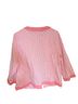 Christopher & Banks Stripes Pink White Jacket Size L - photo 2