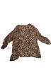 Michael Kors Paisley Black White Long Sleeve Top Size 3X - photo 2