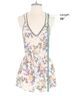 River Island 100% Polyester Floral Ivory River Island Romper Size S - photo 3