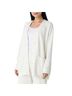 Eileen Fisher Garmet-Dyed Terry Button Front Long Cardigan Cardigan - photo 1