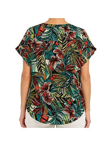 Ann Taylor LOFT Outlet Short Sleeve Blouse (view 2)