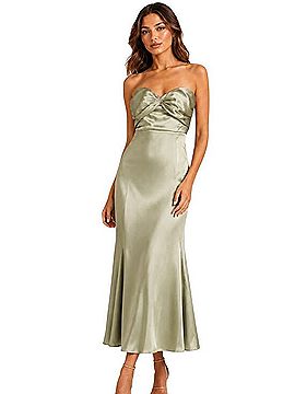 Reformation Hensley Satin Dress Cocktail Dress (view 1)