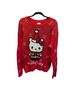 Sanrio Floral Red White Pullover Sweater Size XL - photo 1