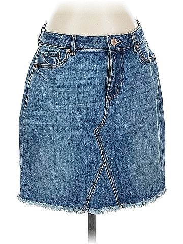 Ann Taylor LOFT Ann Taylor Loft Denim Skirt (view 1)