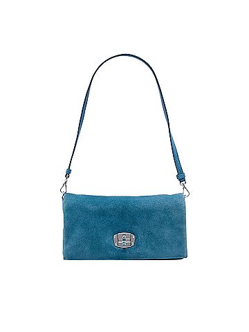 Miu Miu Suede Crystal Chain Satchel (view 2)