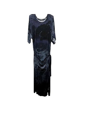 Free People  Alyssa Wrap Dress In Night Sky Knit Tie Dye? Print Classic  Casual Dress (view 1)