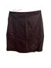 H&M 100% Leather Brown Leather Skirt Size 8 - photo 1
