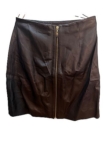 H&M Leather Skirt (view 2)