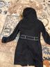 Betsey Johnson Leopard Print Black Brown Coat Size M - photo 5