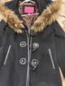 Betsey Johnson Leopard Print Black Brown Coat Size M - photo 6