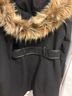 Betsey Johnson Leopard Print Black Brown Coat Size M - photo 10