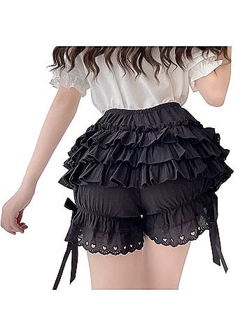 Lolita Ruffle Short Dressy Shorts (view 2)