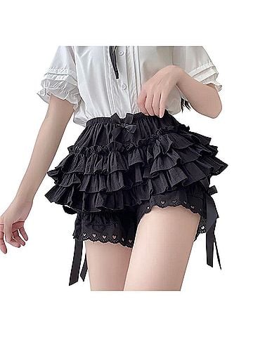 Lolita Ruffle Short Dressy Shorts (view 1)