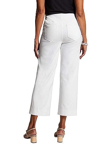 J.Jill Wearever Smooth-Fit Cropped Wide-Leg Jeans Casual Pants (view 2)