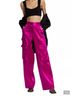 FRAME Denim High-Rise Satin Cargo Pants Cargo Pants - photo 5